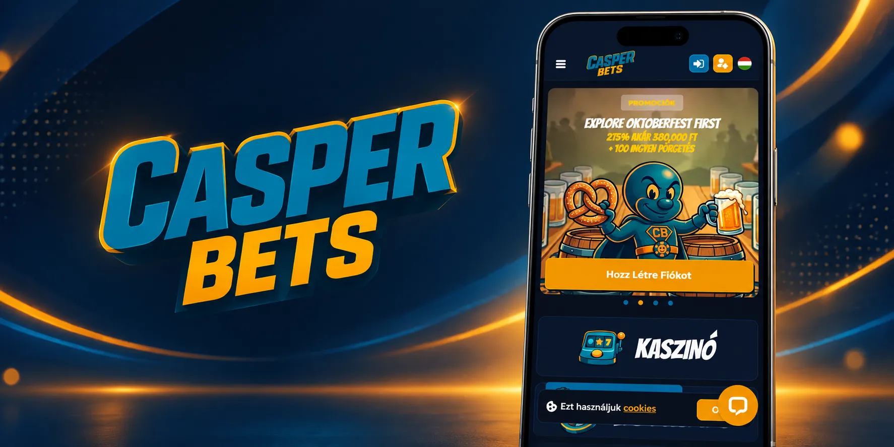 CasperBets Casino App Screenshot